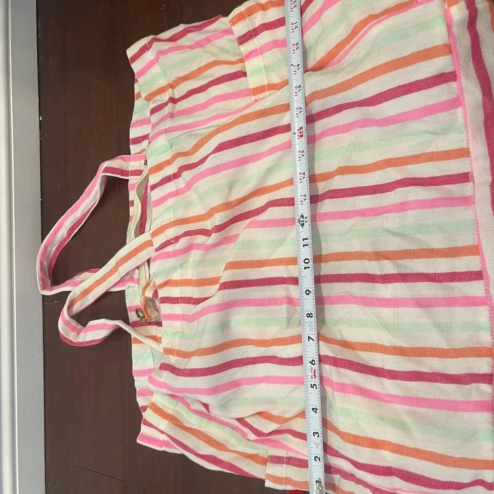 guc we the free Striped Pink and Orange multicolor Women's tote Bag